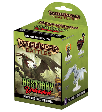 Pathfinder Battles Bestiary Unleashed box mock up with Treerazor as the cover art