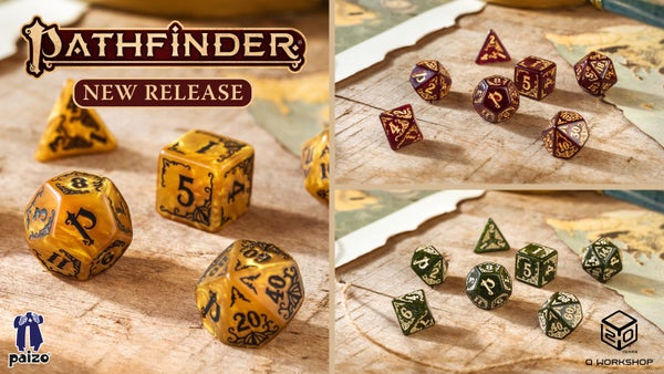 Q Workshop Pathfinder Dice New Release