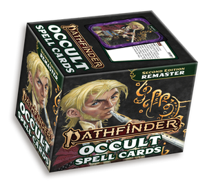 Pathfinder Occult Spell Cards (Remastered) featuring Pathfinder, iconic bard, Lem