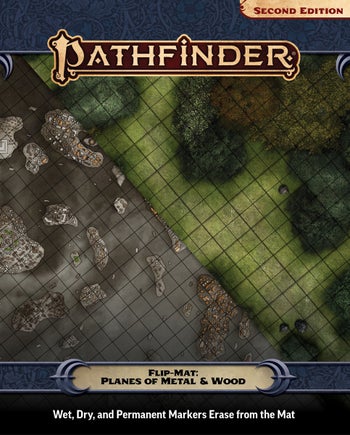 Pathfinder Flip Mat: Planes of Metal and Wood