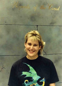 Lisa Stevens standing for a photo