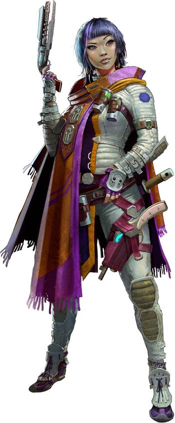 Starfinder Iconic Human Envoy Navasi