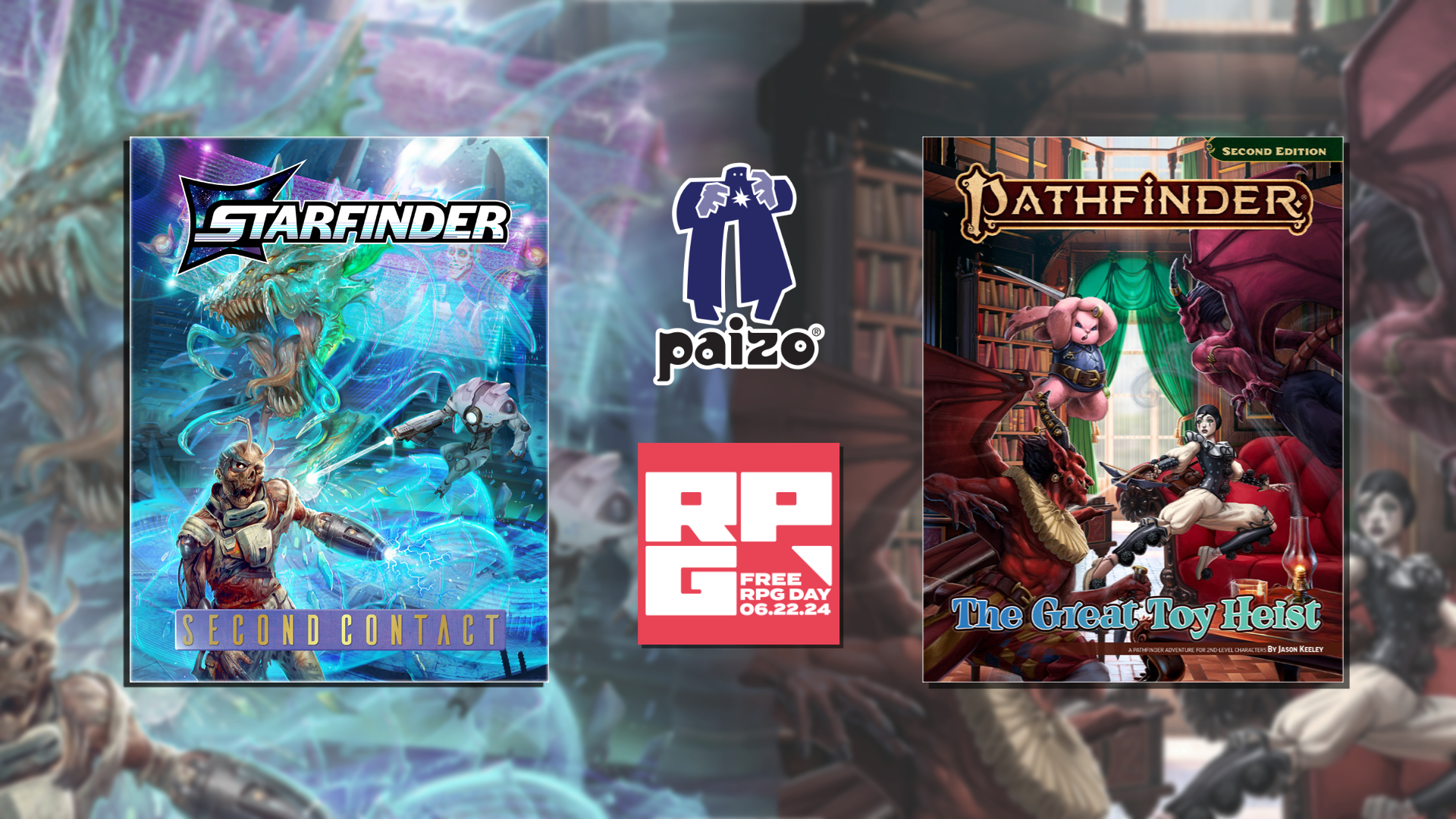 Free RPG Day 2024 Paizo products promo