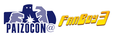 PaizoCon@ FanBoy3 Logo