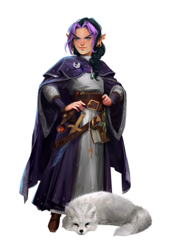 Nejimie the Threadspinner. Art by Sandra Posada.