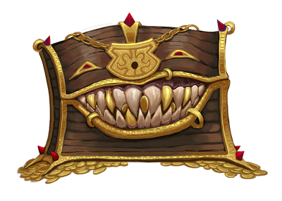 Artist Josef Kucera: Grinning treasure chest
