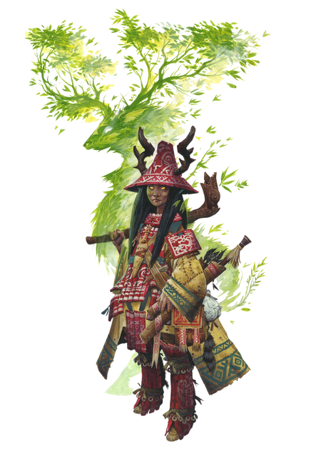 Art by Wayne Reynolds. Iconic Animist, Samo