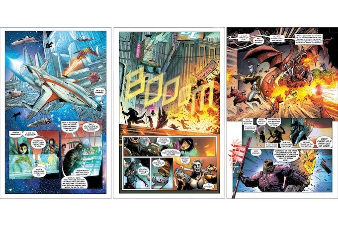 Starfinder Angels of the Drift Comic interior Preview