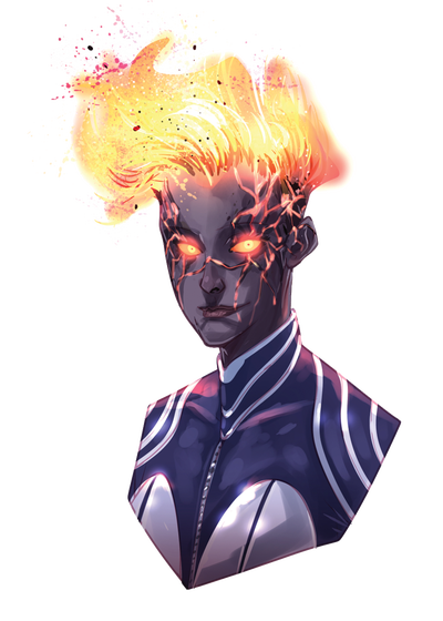 Firefight Art by Denis Medri