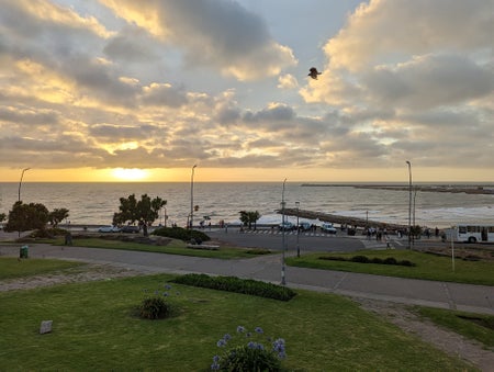 A picture of the beach in Argentina.