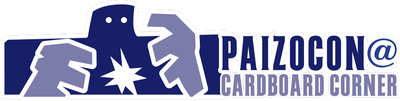 PaizoCon@ Cardboard Corner Logo