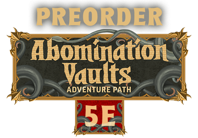 Preorder Abomination Vaults Adventure Path Fifth Edition