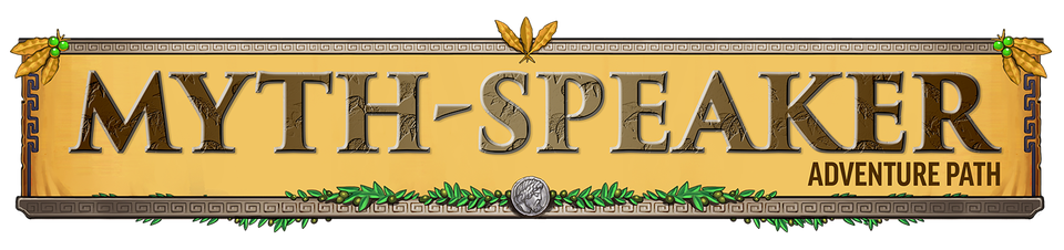 Myth-Speaker Adventure Path Text Logo