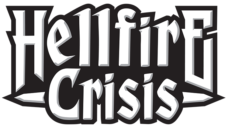 Hellfire Crisis text logo