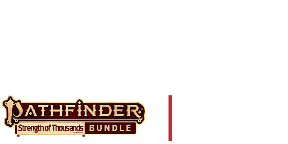 Pathfinder Strength of Thousands Humble Bundle: Pay what you want. Get $426 in books. Support charity!